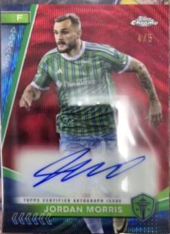Jordan Morris [Red Wave Refractor] #CA-MR