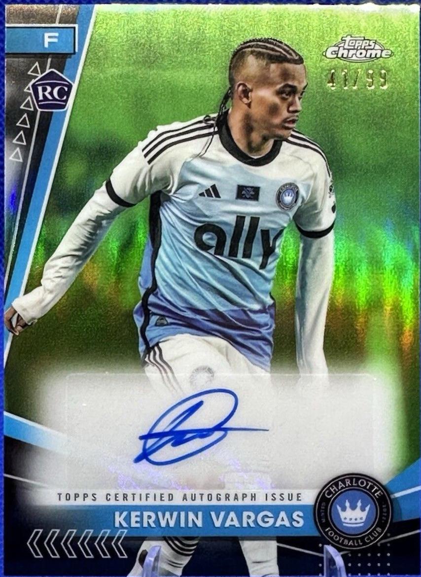 Kerwin Vargas [Neon Green Refractor] #CA-KV