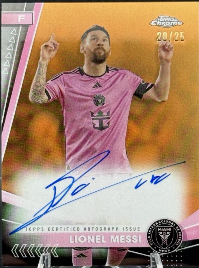 Lionel Messi [Orange Refractor] #CA-LM