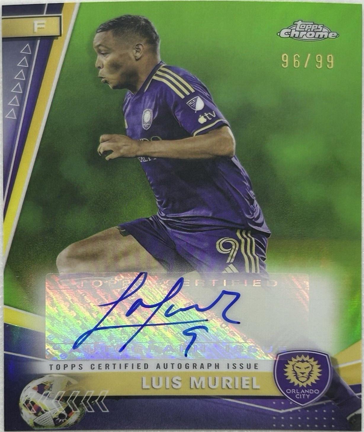 Luis Muriel [Neon Green Refractor] #CA-LU
