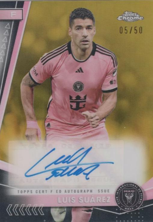 Luis Suarez [Gold Refractor] #CA-SU
