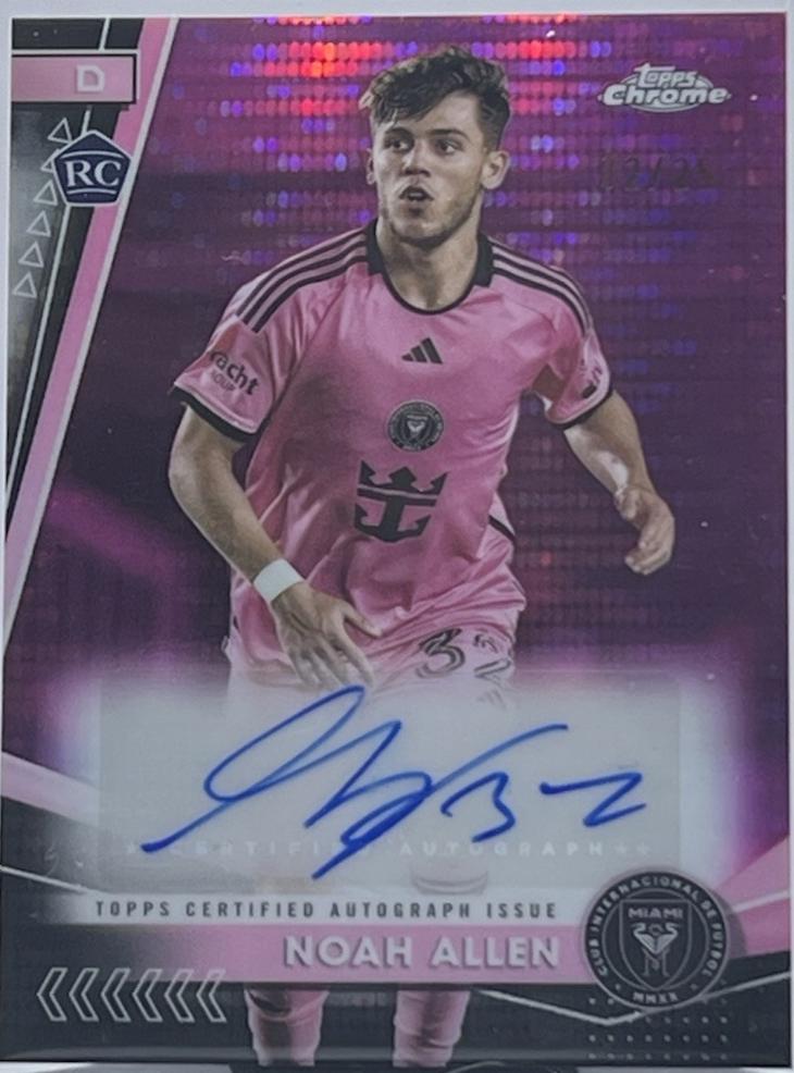 Noah Allen [Pink Pulsar Refractor Mania Pink X-Fractor] #CA-NA