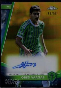 Obed Vargas [Gold Refractor] #CA-OV