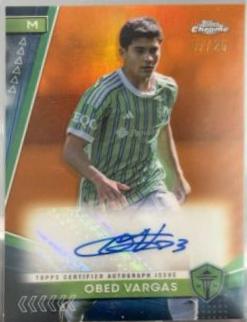 Obed Vargas [Orange Refractor] #CA-OV
