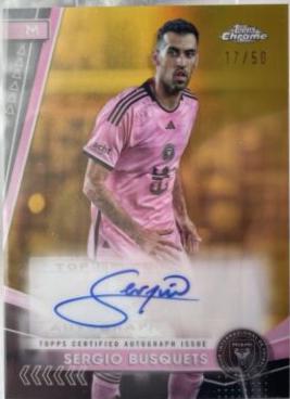 Sergio Busquets [Gold Refractor] #CA-SB