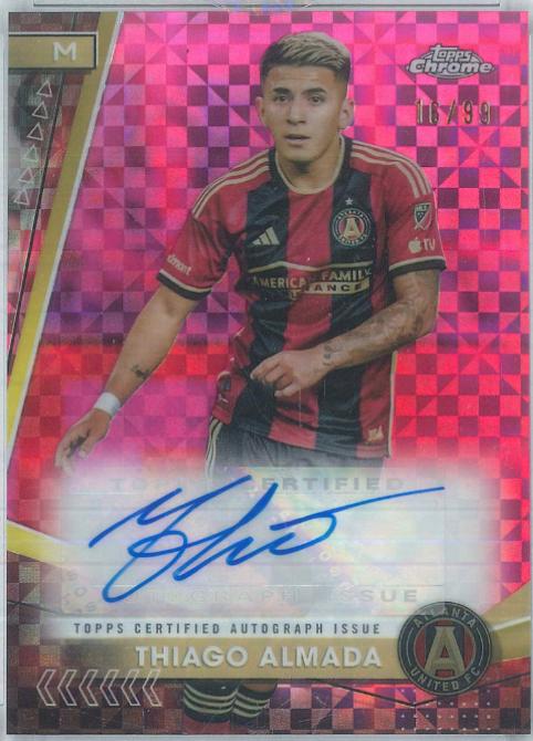 Thiago Almada [Pink Refractor Mania Pink X-Fractor] #CA-TA