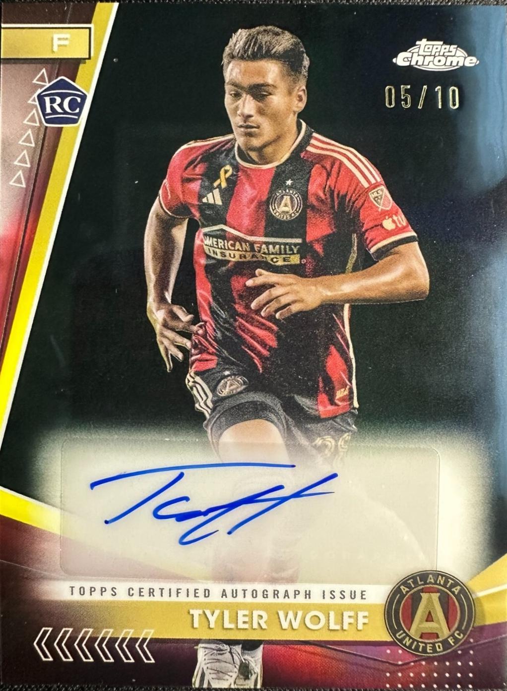 Tyler Wolff [Black Refractor] #CA-TW