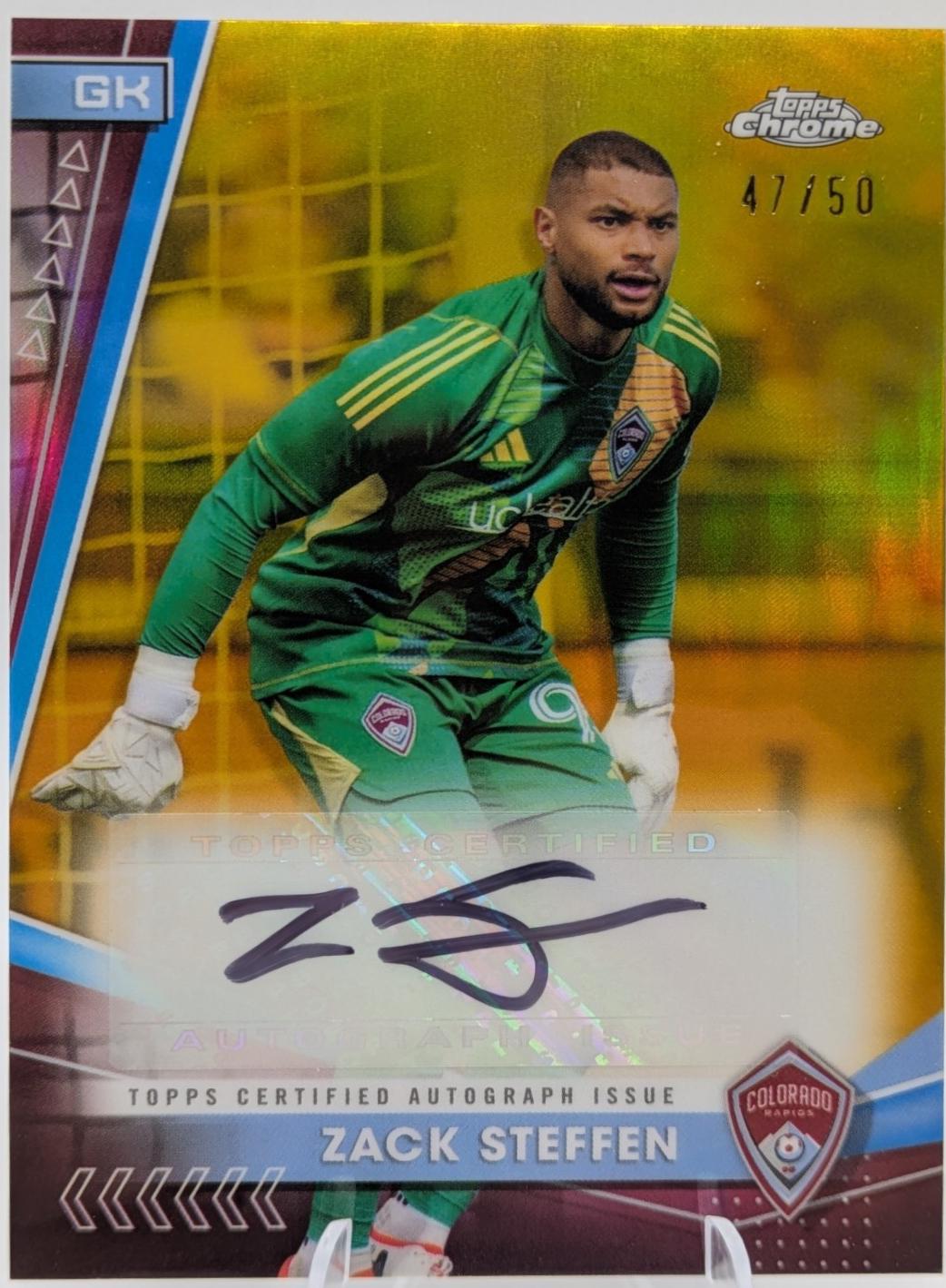 Zack Steffen [Gold Refractor] #CA-ZS
