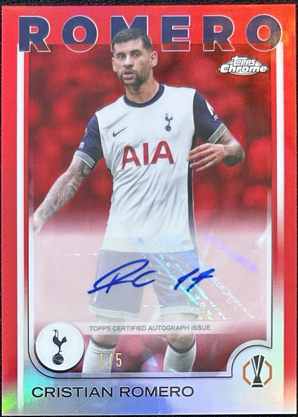 Cristian Romero [Red Refractor] #CA-CN