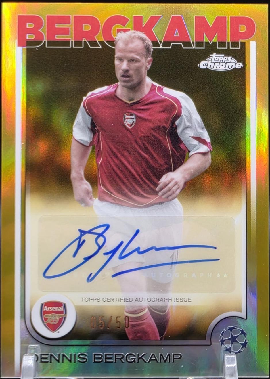 Dennis Bergkamp [Gold Sapphire] #CA-DB