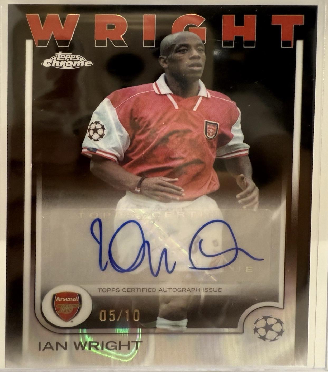 Ian Wright [Black Refractor] #CA-IW
