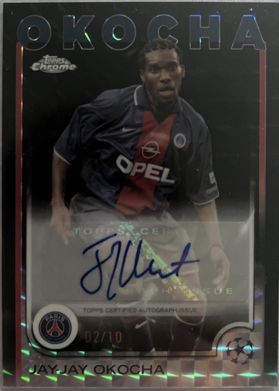 Jay-Jay Okocha [Black Lava Refractor] #CA-JO
