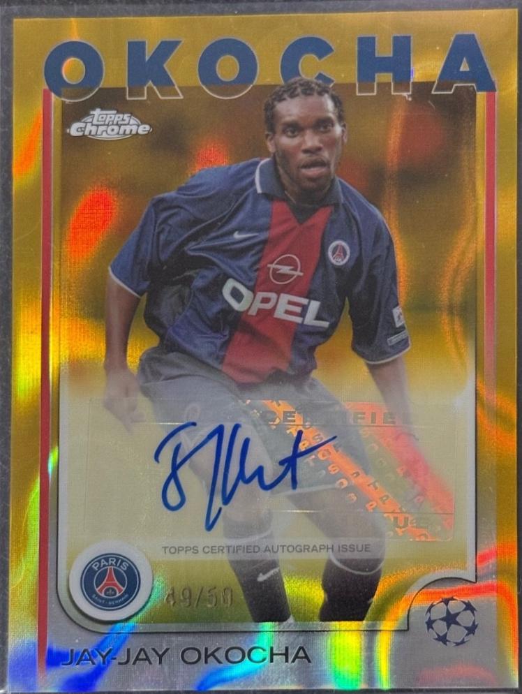 Jay-Jay Okocha [Gold Refractor] #CA-JO