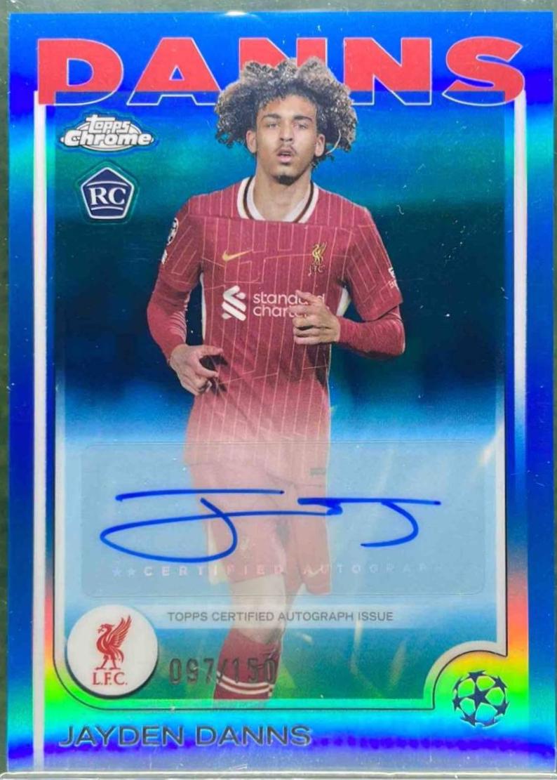 Jayden Danns [Blue Refractor] #CA-JD