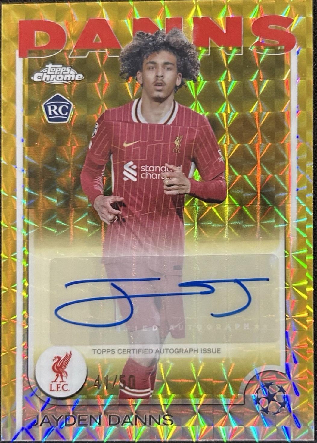 Jayden Danns [Gold Geometric Refractor] #CA-JD