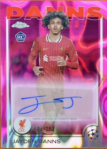 Jayden Danns [Pink Lava Refractor] #CA-JD