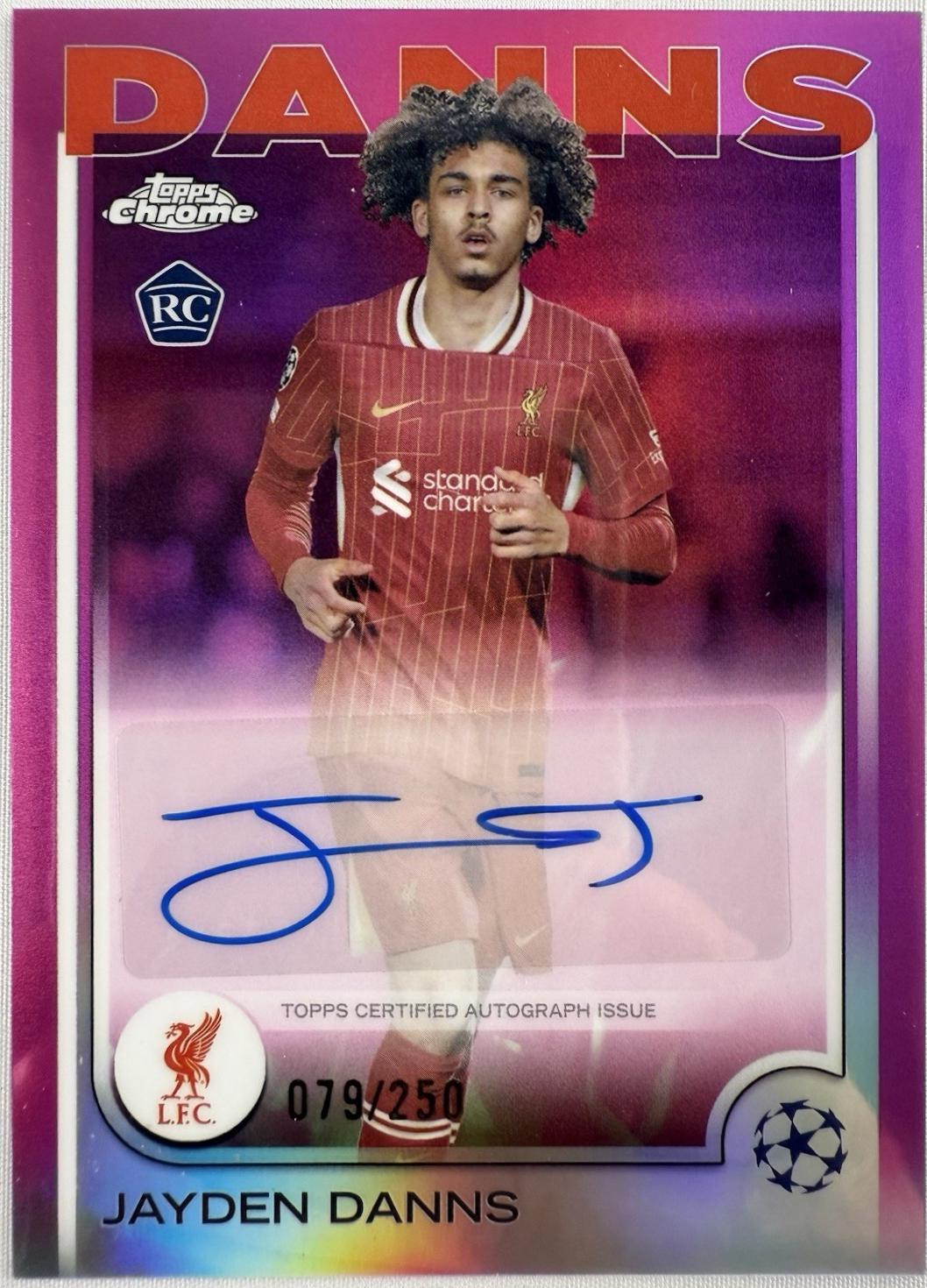 Jayden Danns [Pink Refractor] #CA-JD