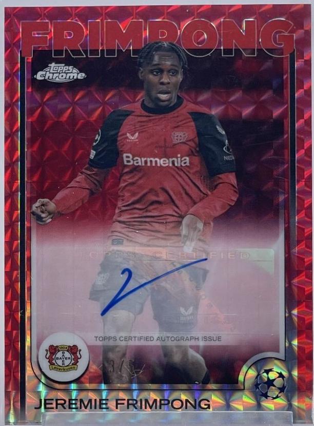 Jeremie Frimpong [Red Geometric Refractor] #CA-FR