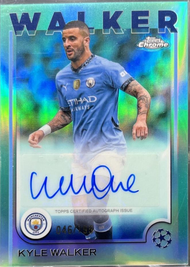 Kyle Walker [Aqua Refractor] #CA-WK