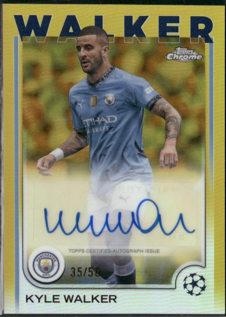 Kyle Walker [Gold Refractor] #CA-WK