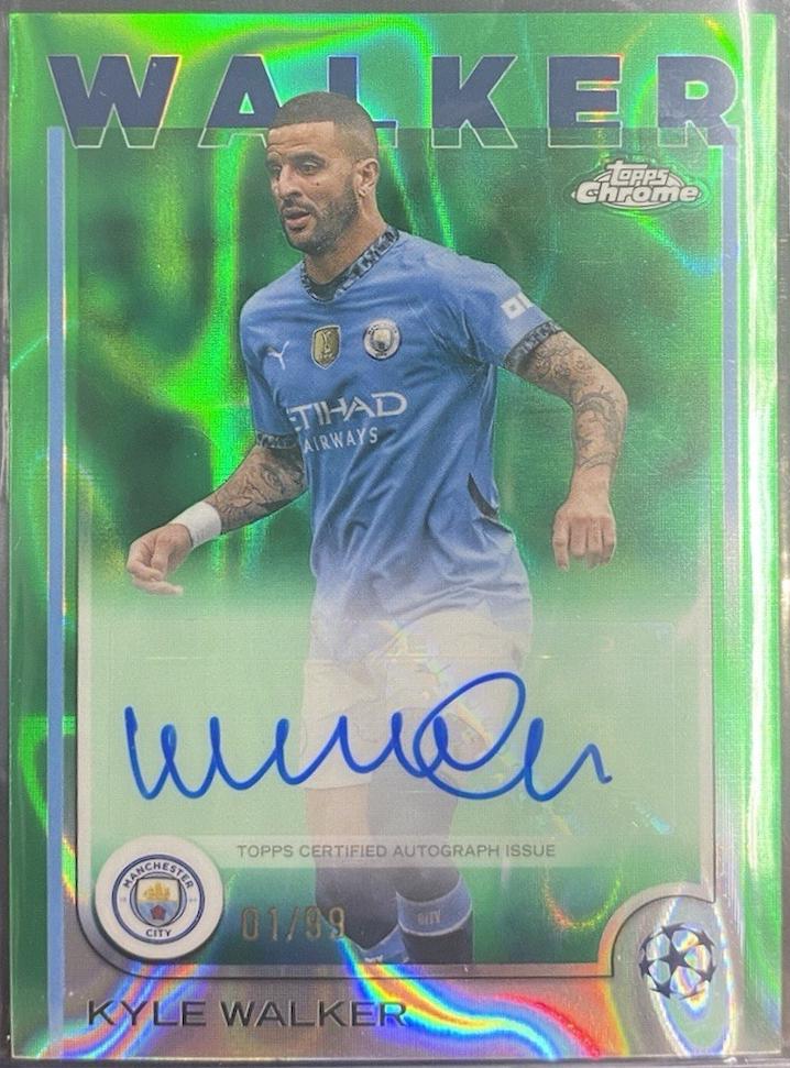 Kyle Walker [Green Lava Refractor] #CA-WK