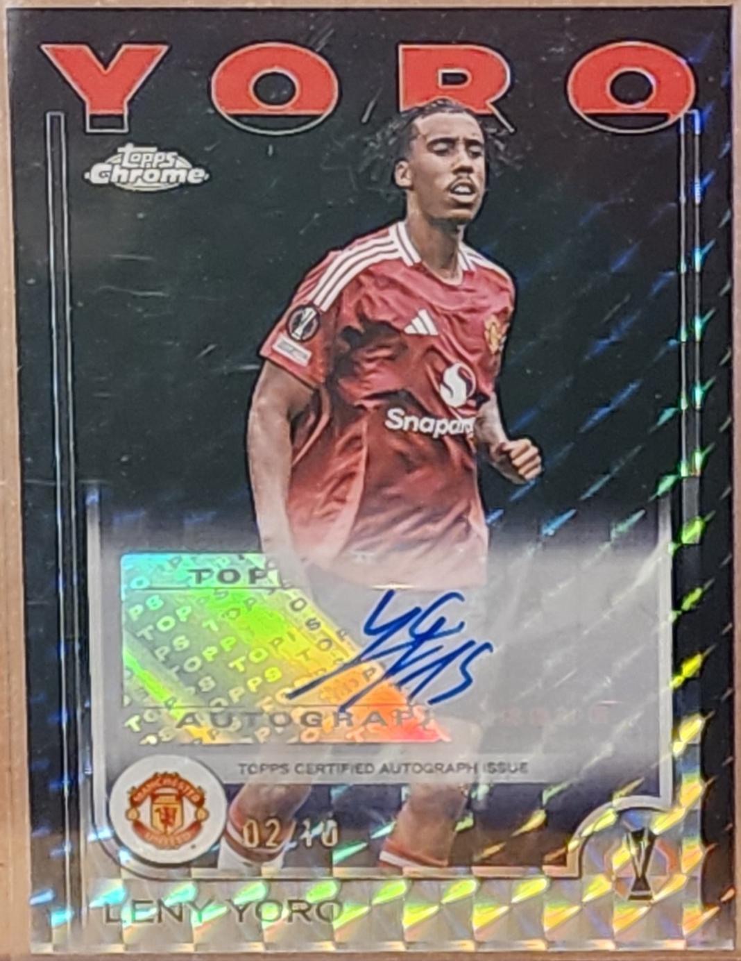 Leny Yoro [Black Refractor] #CA-LY