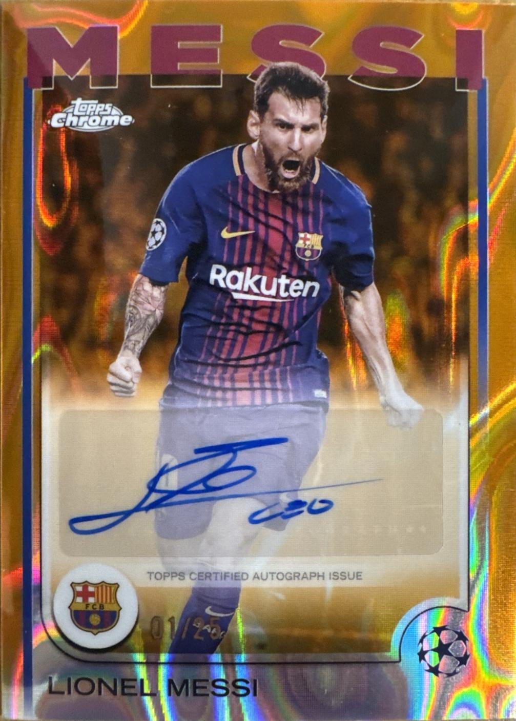 Lionel Messi [Orange Sapphire] #CA-LM