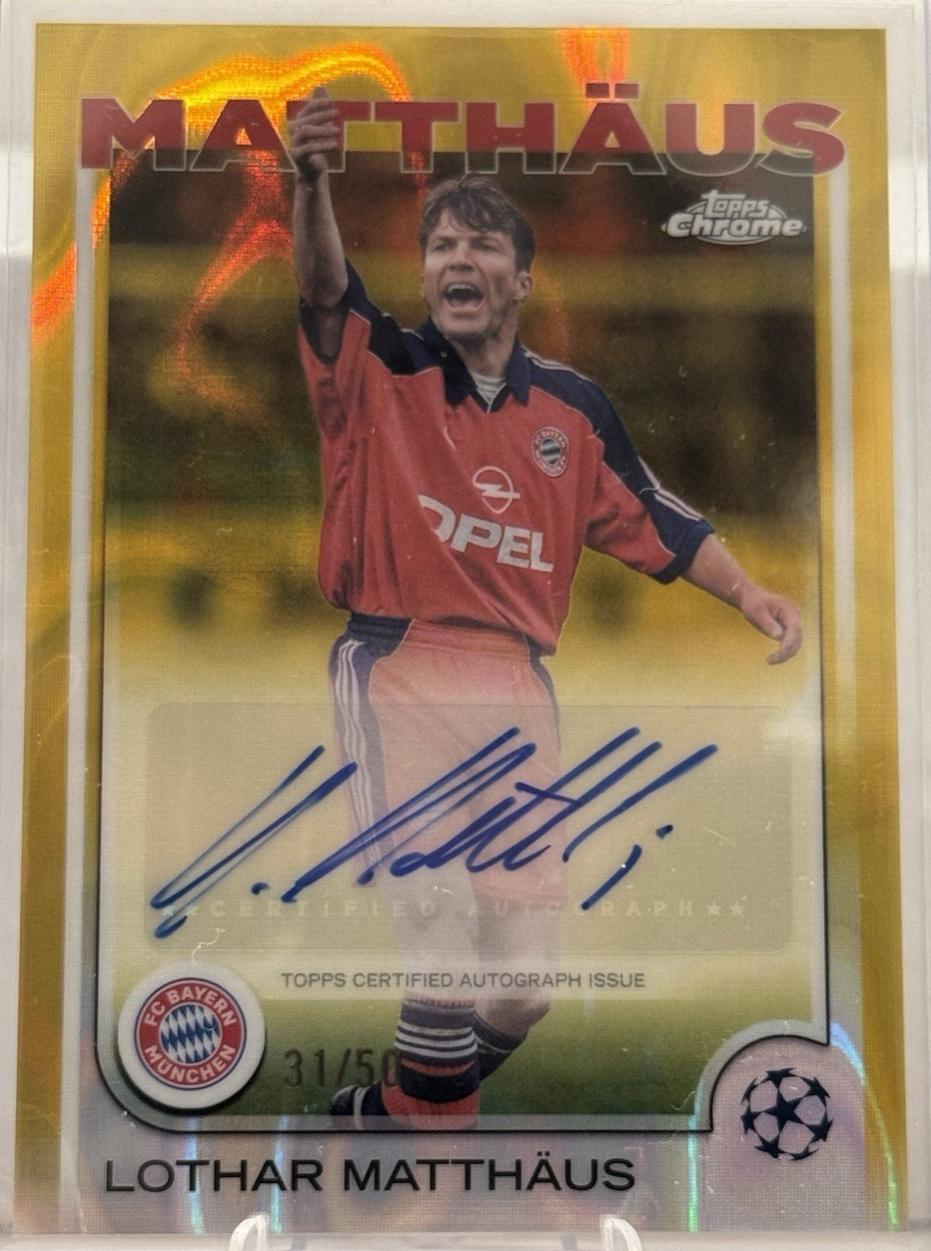 Lothar Matthaus [Gold Refractor] #CA-LO