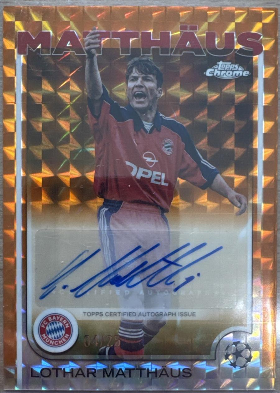 Lothar Matthaus [Orange Geometric Refractor] #CA-LO