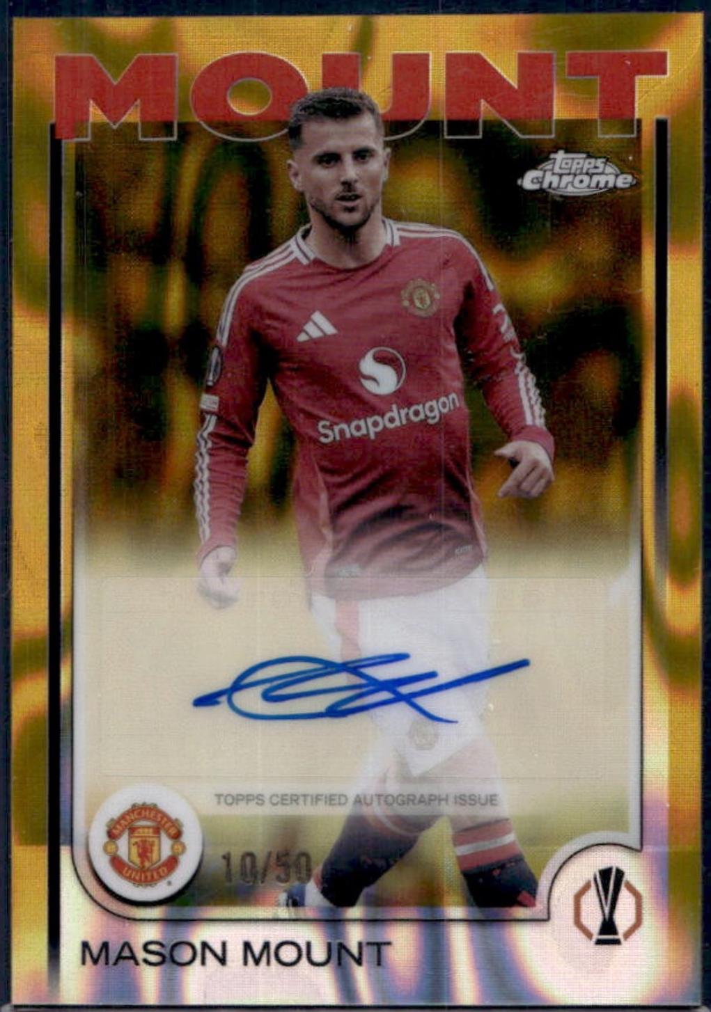 Mason Mount [Gold Lava Refractor] #CA-MT