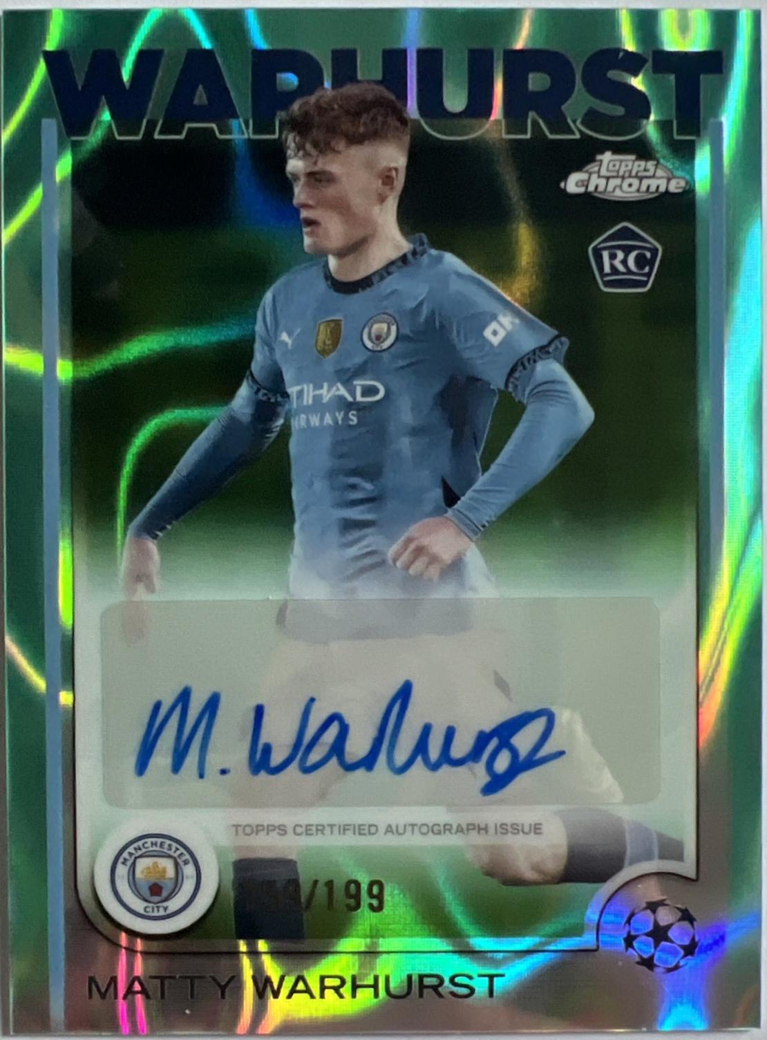 Matty Warhurst [Aqua Lava Refractor] #CA-MW