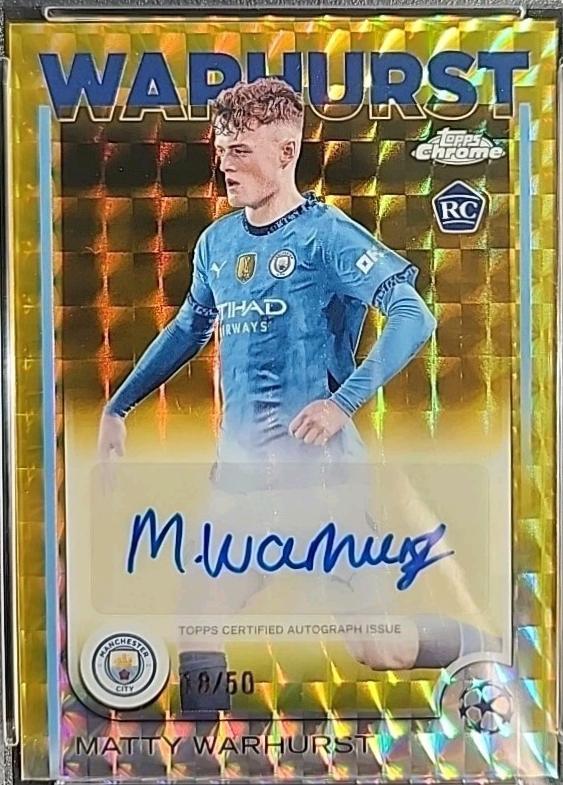 Matty Warhurst [Gold Geometric Refractor] #CA-MW