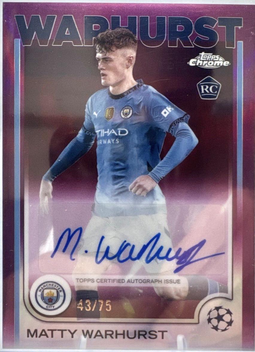 Matty Warhurst [Magenta Refractor] #CA-MW