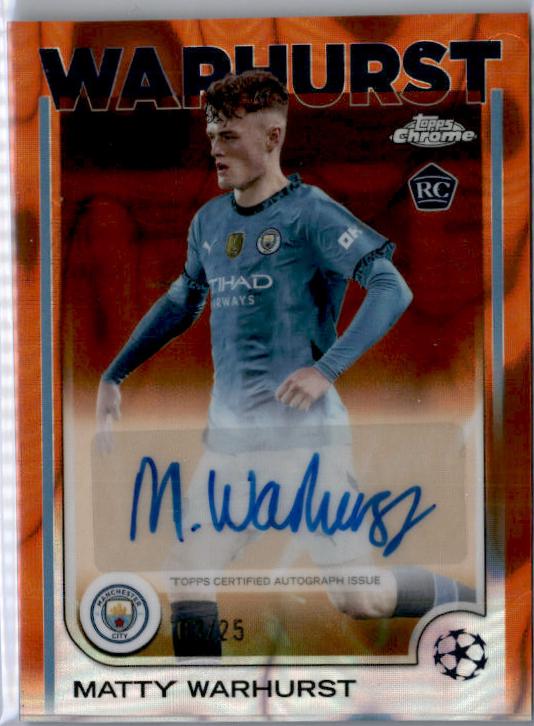 Matty Warhurst [Orange Lava Refractor] #CA-MW