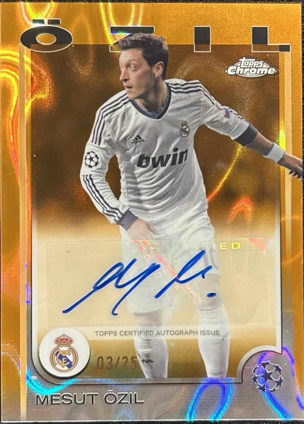 Mesut Ozil [Orange Refractor] #CA-OZ