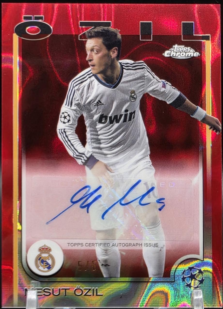 Mesut Ozil [Red Lava Refractor] #CA-OZ