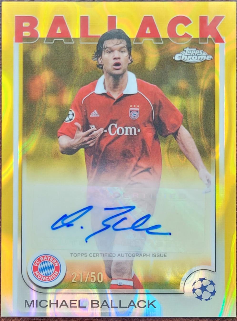 Michael Ballack [Gold Lava Refractor] #CA-MB