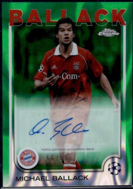 Michael Ballack [Green Lava Refractor] #CA-MB
