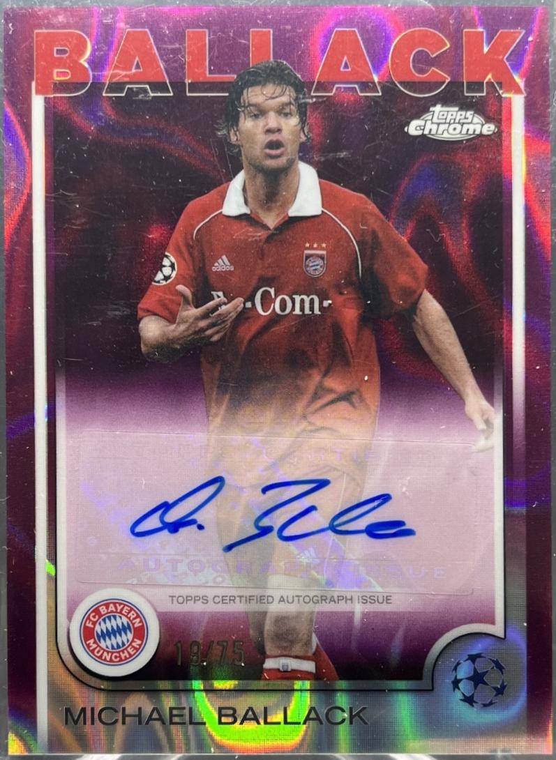 Michael Ballack [Magenta Lava Refractor] #CA-MB