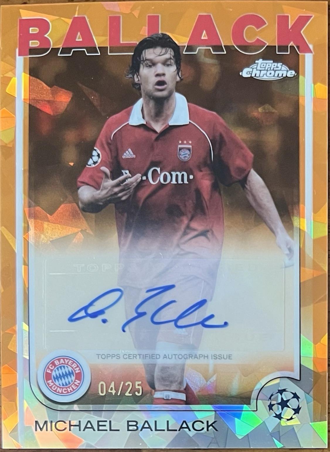 Michael Ballack [Orange Refractor] #CA-MB