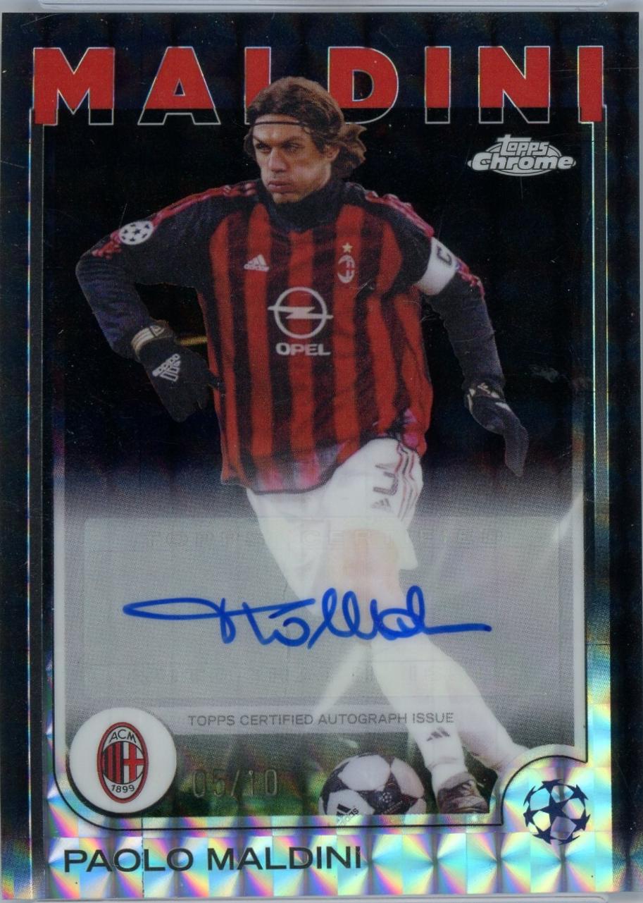 Paolo Maldini [Black Geometric Refractor] #CA-PM