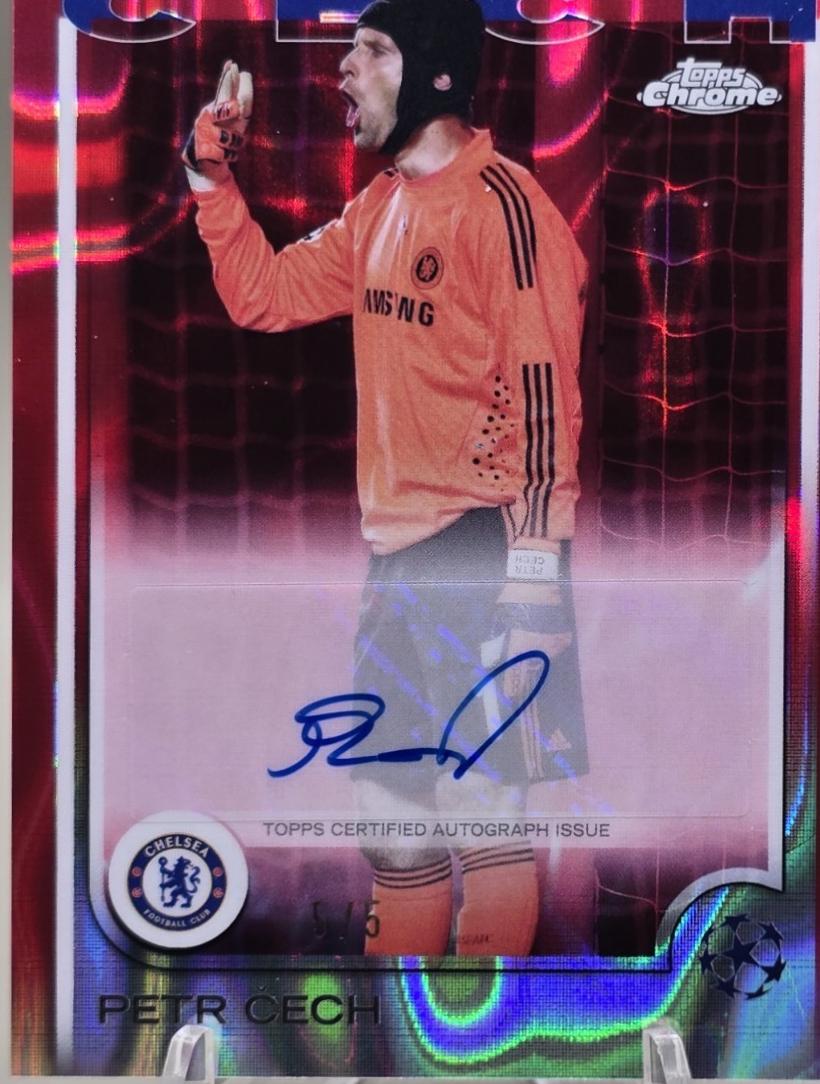 Petr Cech [Red Lava Refractor] #CA-PC