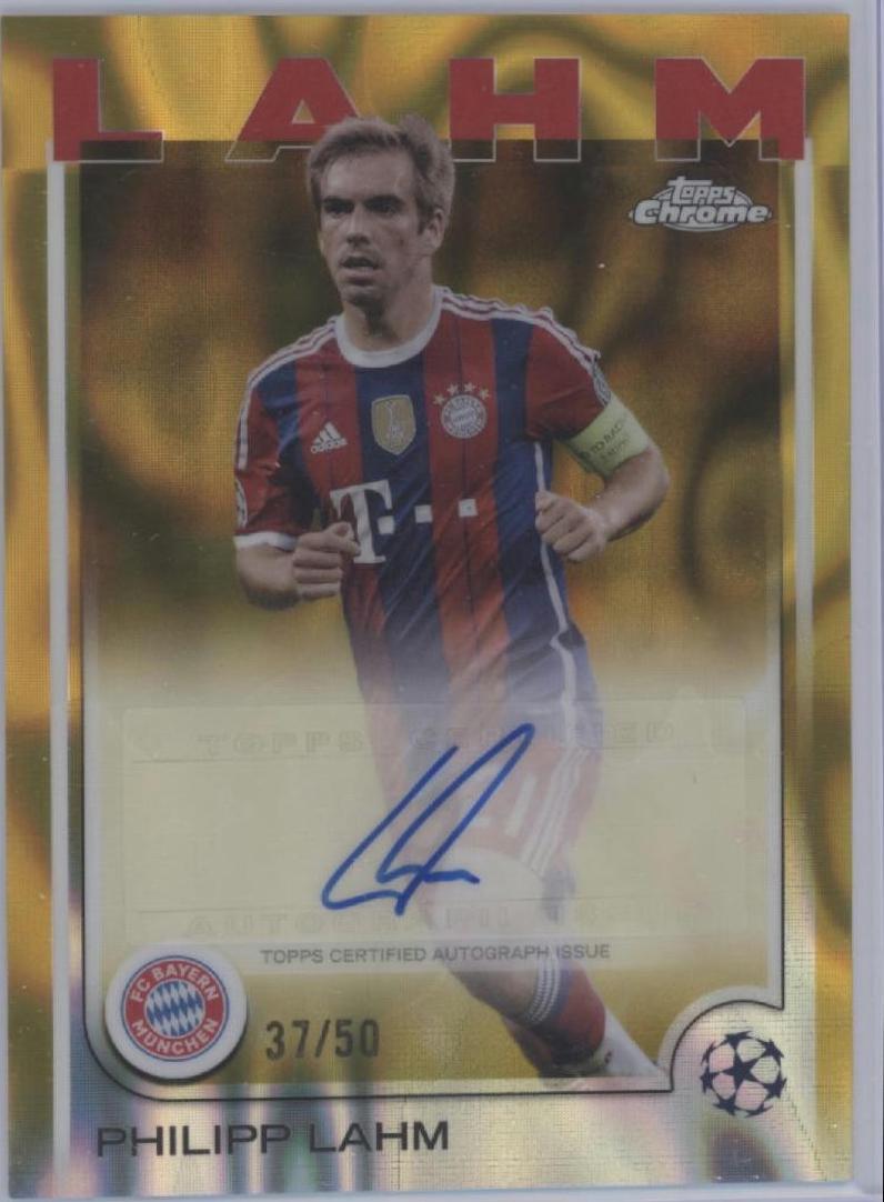 Philipp Lahm [Gold Lava Refractor] #CA-PL