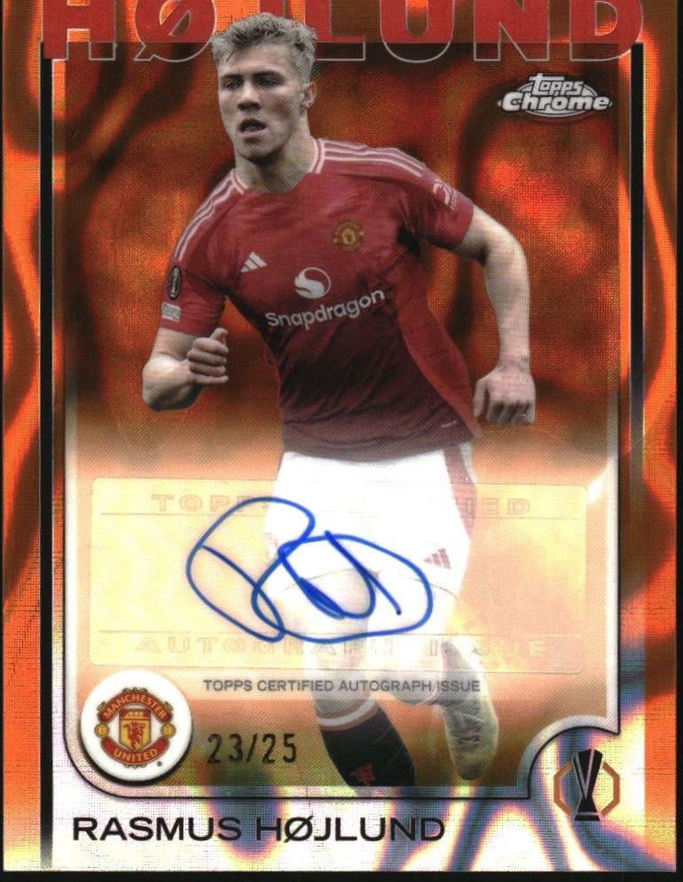 Rasmus Hojlund [Orange Lava Refractor] #CA-RH