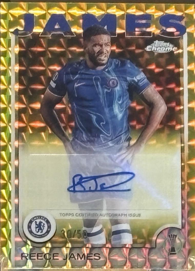 Reece James [Gold Geometric Refractor] #CA-RJ