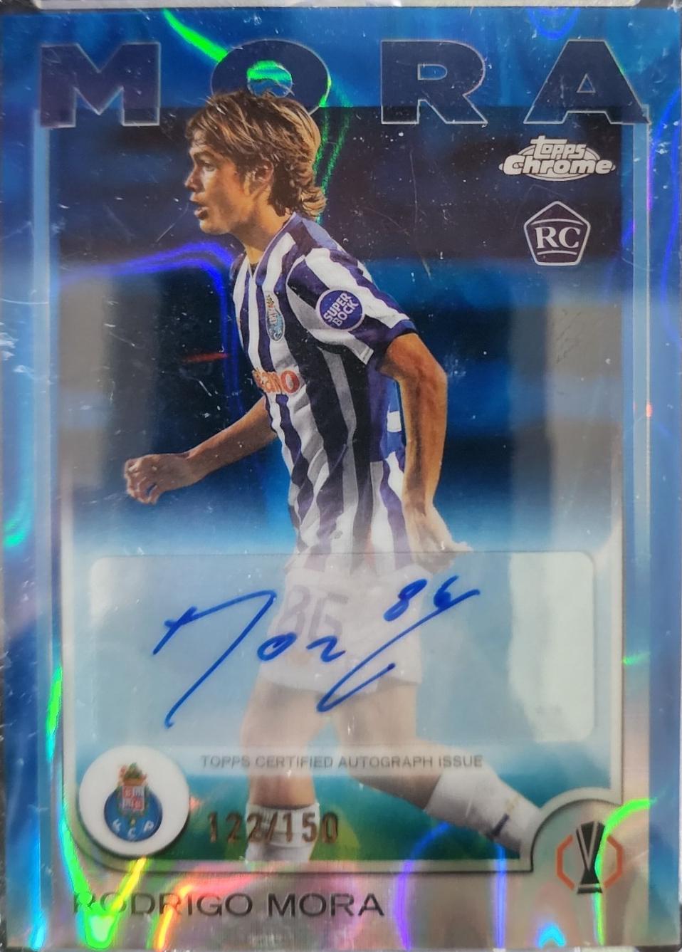 Rodrigo Mora [Blue Lava Refractor] #CA-MR