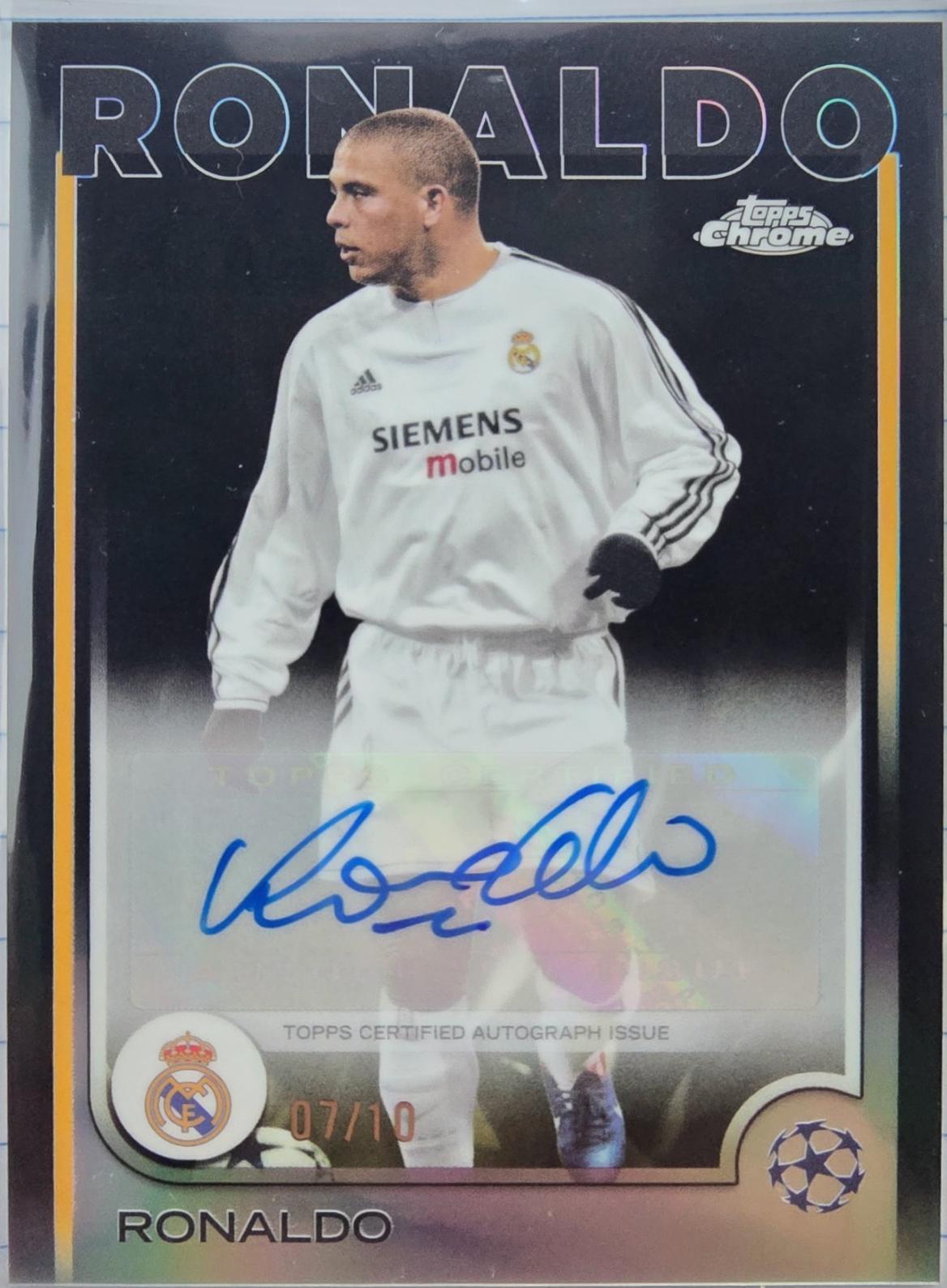 Ronaldo [Black Refractor] #CA-RO