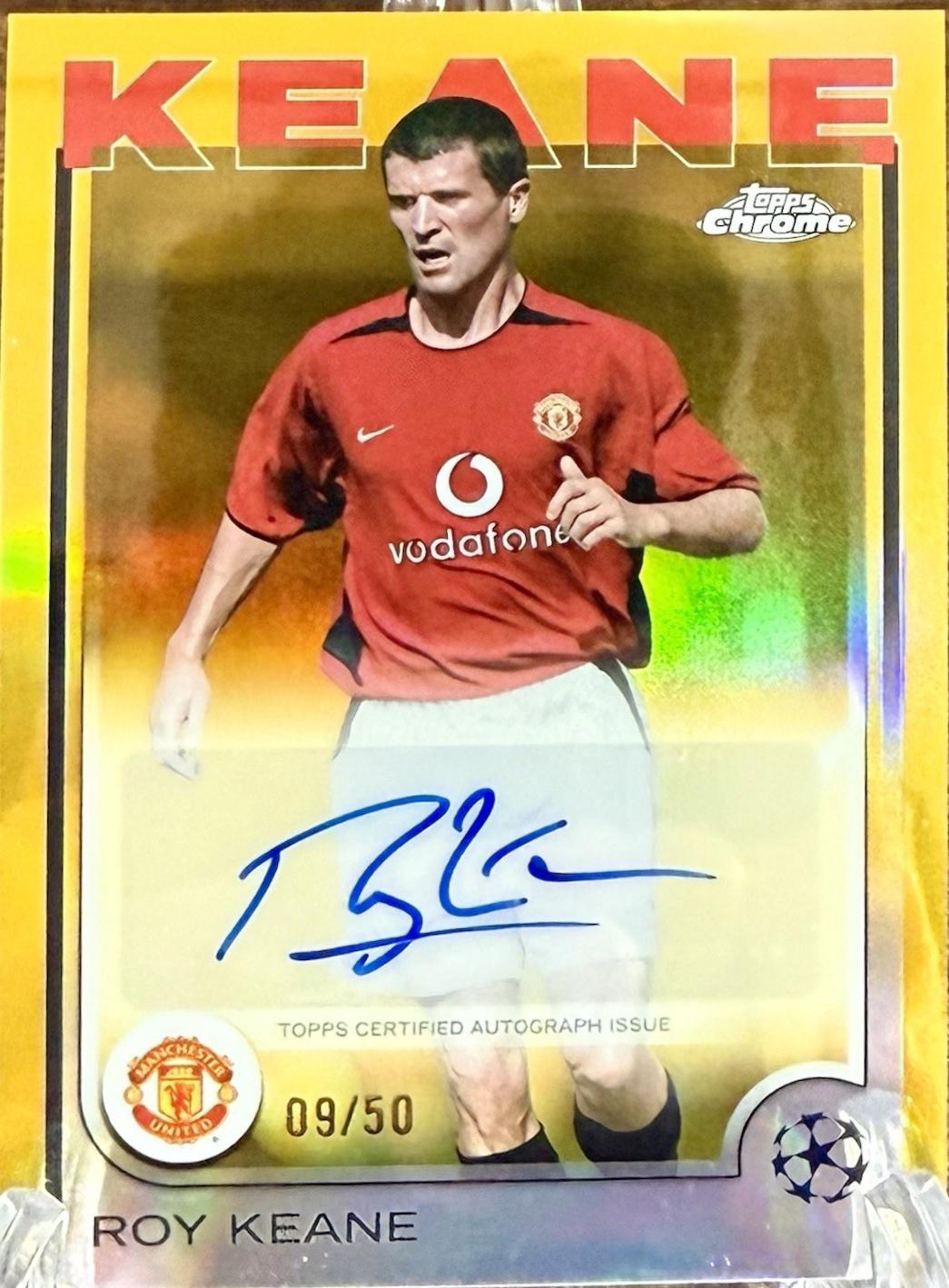 Roy Keane [Gold Refractor] #CA-KE