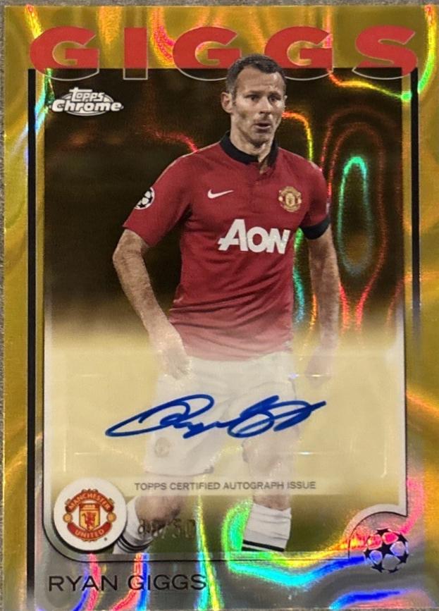 Ryan Giggs [Gold Lava Refractor] #CA-RG