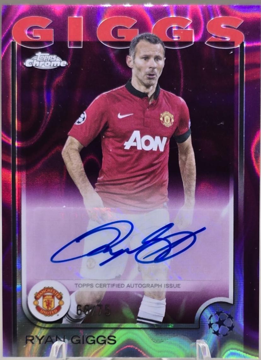 Ryan Giggs [Magenta Lava Refractor] #CA-RG